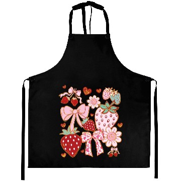 Discover Boho Strawberry Coquette Aprons
