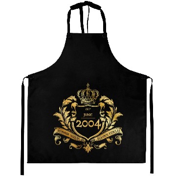 Discover 21st birthday Semper Verum - Established 06/2004 Aprons