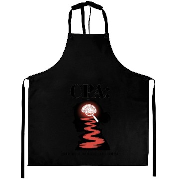 Discover CPA Certified Psychological Crime Analyst Aprons