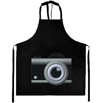 Discover Camera embroidered Aprons