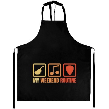 Discover Guitarist Weekend Routine Aprons