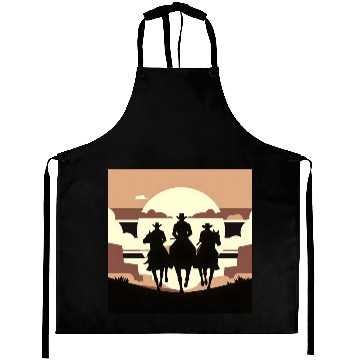 Discover Western Cowboys Riding Aprons