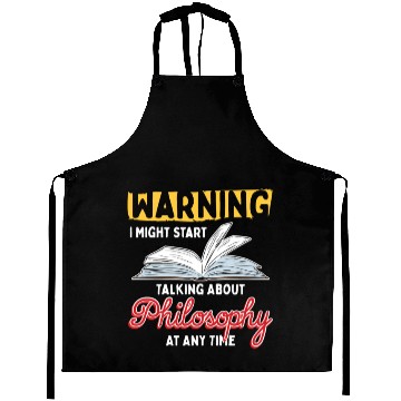 Discover Talking About Philosophy Philosopher Design Aprons