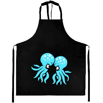 Discover 2 Octopus friends Two fighting enemies Rivals Team Aprons