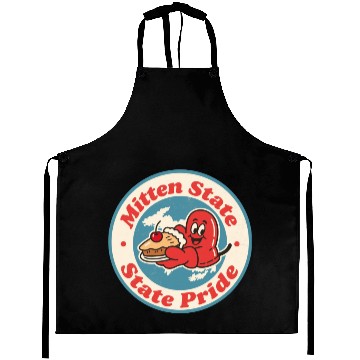 Discover Great Lakes Charm Michigan Mitten Vintage Style Aprons