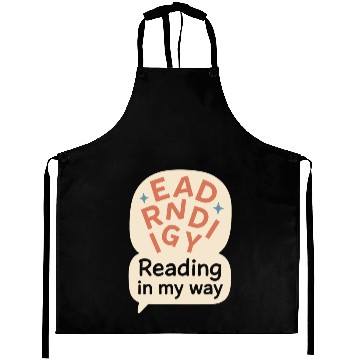 Discover Dyslexia Awareness Neurodiverse Pride Learning Aprons