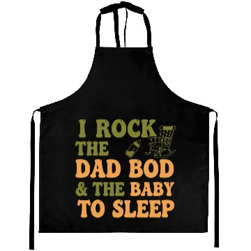 Discover Funny Dad Bod Baby Sleep Aprons