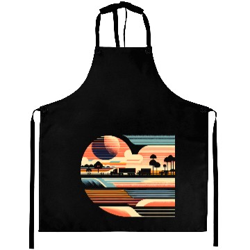 Discover Vintage Sunset Drive Aprons
