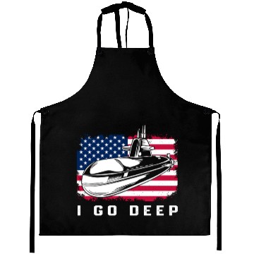 Discover Patriotic American Submarine Veteran Aprons