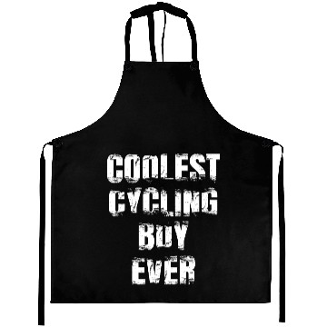 Discover Coolest Cycling Boy Ever Aprons
