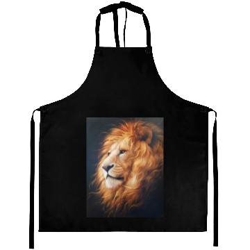 Discover Lion designer logo Aprons