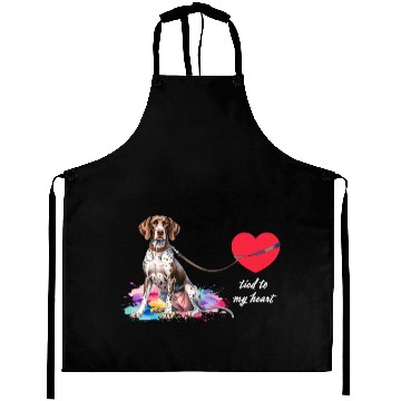 Discover Pointer Tied To My Heart Aprons