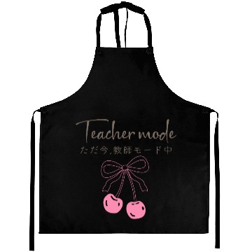 Discover Teacher Mode Coquette Cherry Aprons
