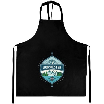 Discover Norwester Font – Bold Condensed Typography Art Aprons