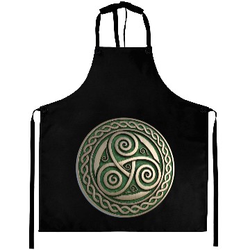 Discover Green Festival Logo Representing Irish Aprons