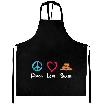 Discover Peace Love Swim Aprons
