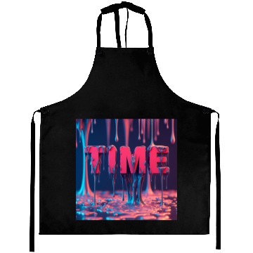 Discover Abstract Dripping TIME Aprons