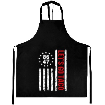 Discover Let’s Go Taco American Flag Aprons