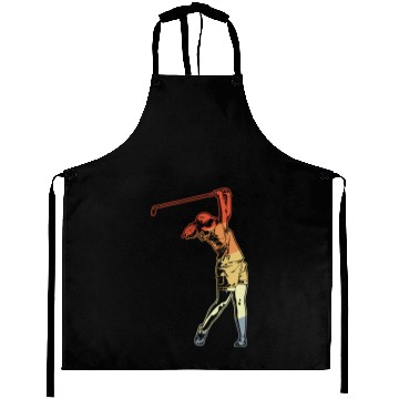 Discover Golfer Lady Aprons
