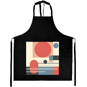 Discover Abstract Geometric Shapes Aprons