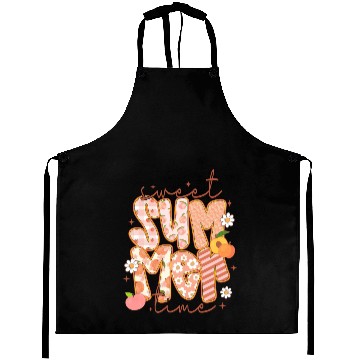 Discover Sweet Summer Time Preppy Peach Aprons