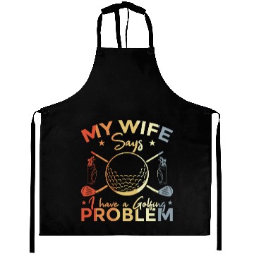 Discover Funny Golf Quote Aprons