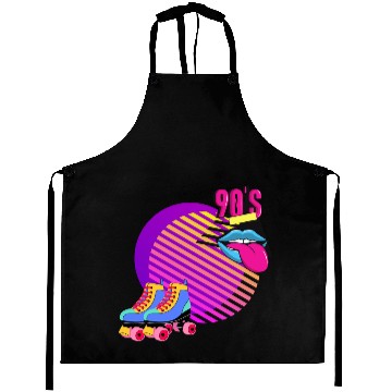 Discover Retro Rollin' Vibes Aprons