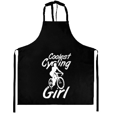 Discover Cycling Girl Aprons