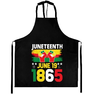 Discover Juneteenth June 19 1865 Aprons