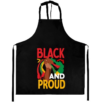 Discover Juneteenth Black And Proud Aprons
