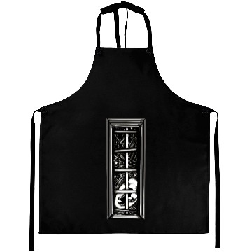 Discover Spooky Cosmic Horror Illustration Aprons