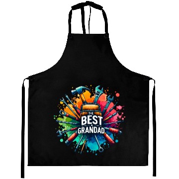 Discover Best Grandad Ever tools design Aprons