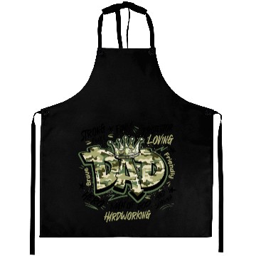 Discover Camo Dad Design Aprons