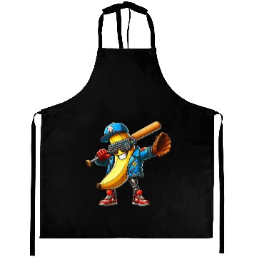 Discover Banana Playing Fruit Lover Cute Banana Player Aprons