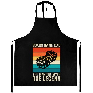 Discover Board game dad Aprons