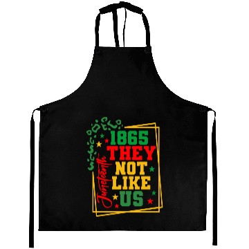 Discover Black History Juneteenth 1865 They Not Like Us Aprons