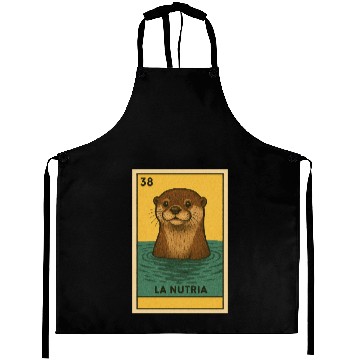 Discover LA NUTRIA - THE OTTER - LA LOTERÍA Aprons
