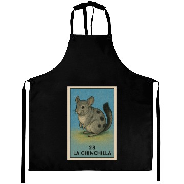 Discover LA CHINCHILLA - THE CHINCHILLA - LA LOTERÍA Aprons