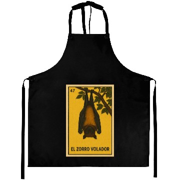 Discover EL ZORRO VOLADOR - THE FLYING FOX - LA LOTERÍA Aprons