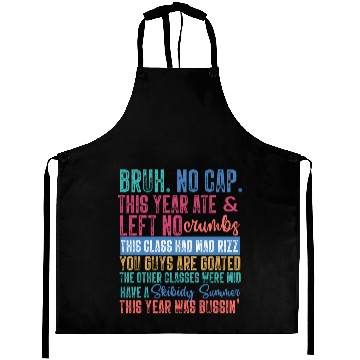 Discover Gen a Slang Teachers Happy Last Day Aprons