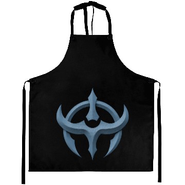 Discover Bold Grey Icon Wear Your Symbol Cool Graphic Aprons