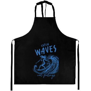 Discover Catch Waves Beach Vacation Aprons