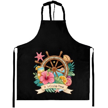 Discover It is Cruise Time Cruise Ship Aprons