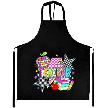 Discover Retro Teacher Preppy Teacher Aprons