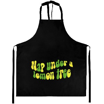 Discover Nap Under a Lemon Tree Retro Design Aprons
