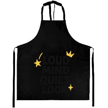 Discover Loud Mind Quiet Look | Minimalist Streetwear Aprons