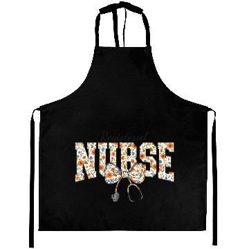 Discover Registered Nurse Coquette Bow Floral Aprons