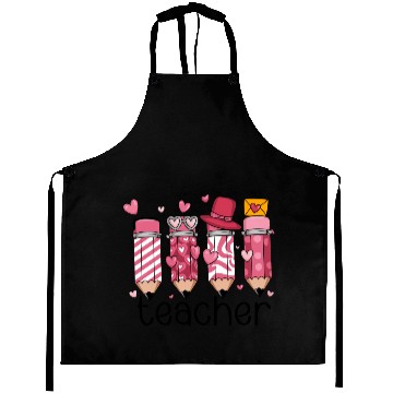 Discover Teacher Valentine Aprons