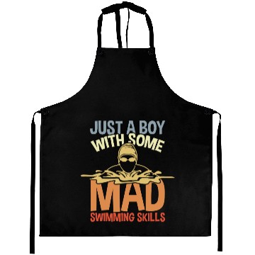 Discover Swimmer Boy Aprons