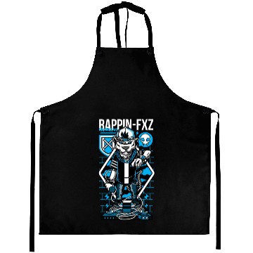 Discover "Beast Flow: Street Rap Alpha" Aprons